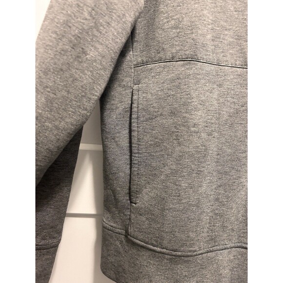 American Eagle Hoodie Men's M Gray Long Sleeve Thick Fleece Performance Pullover - Picture 3 of 4